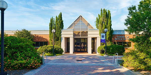 Image of the School of Arts and Letters building at MGA.